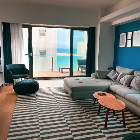 Apartment Beachfront Designer Apt, 100 Sqm, 2-bath, Huge Terrace On The Sea Shore Constanta
