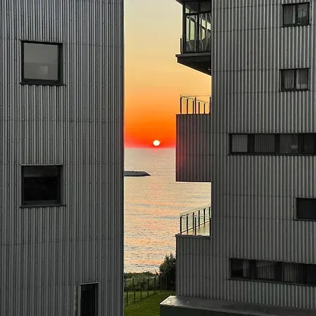 Beachfront Designer Apt, 100 Sqm, 2-bath, Huge Terrace On The Sea Shore Apartment