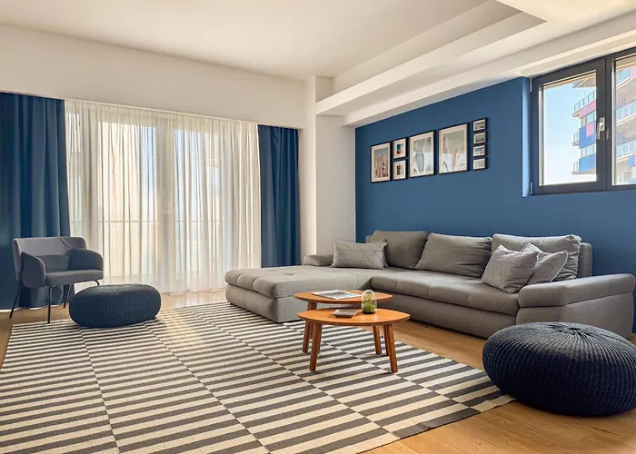 Beachfront Designer Apt, 100 Sqm, 2-bath, Huge Terrace On The Sea Shore